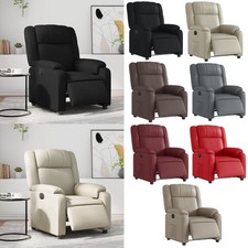 Relaxsessel Elektrisch Kunstleder Massagesessel Fernsehsessel Heizung Massage