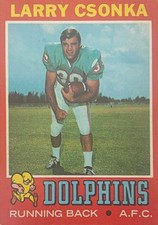 1971 Topps #45 Larry Csonka