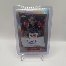 Topps Chrome 2025 WWE Dexter Lumis Red Brand Autographs Refractor /175 Autograph