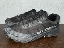 Merrell Agility Peak 5 Trail Shoes Black J068045 Men Size 10.5 EUC