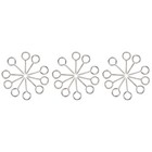 Set of 3 Metallhaken Zum Einhängen Schraubhaken Edelstahl -Augenbolzen