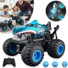 Remote Control Shark Car Toy RC Monster Truck Off Road Toy Vehicle Kid Xmas Gift