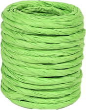 15Yard Raffia Paper Ribbon, 4Mm Paper String Colorful Twisted Paper Craft Rope W