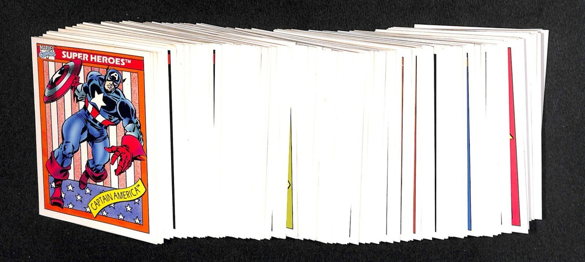 1990 Marvel Universe Series 1 Trading Cards COMPLETE SET 1-162 EX