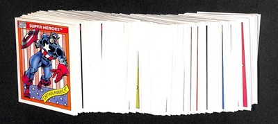 1990 Marvel Universe Series 1 Trading Cards COMPLETE SET 1-162 EX