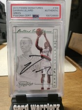 2013-14 Panini Signatures Damian Lillard #104 Green 5/5 PSA/DNA Certified Auto