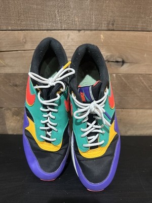 Nike Air Max 1 SE Windbreaker Men's US 9 Multicolor A01021-023 Sneaker Shoes 