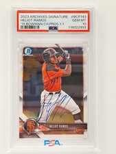 2023 Archives Signature Series Heliot Ramos 1/1 Auto Psa 10