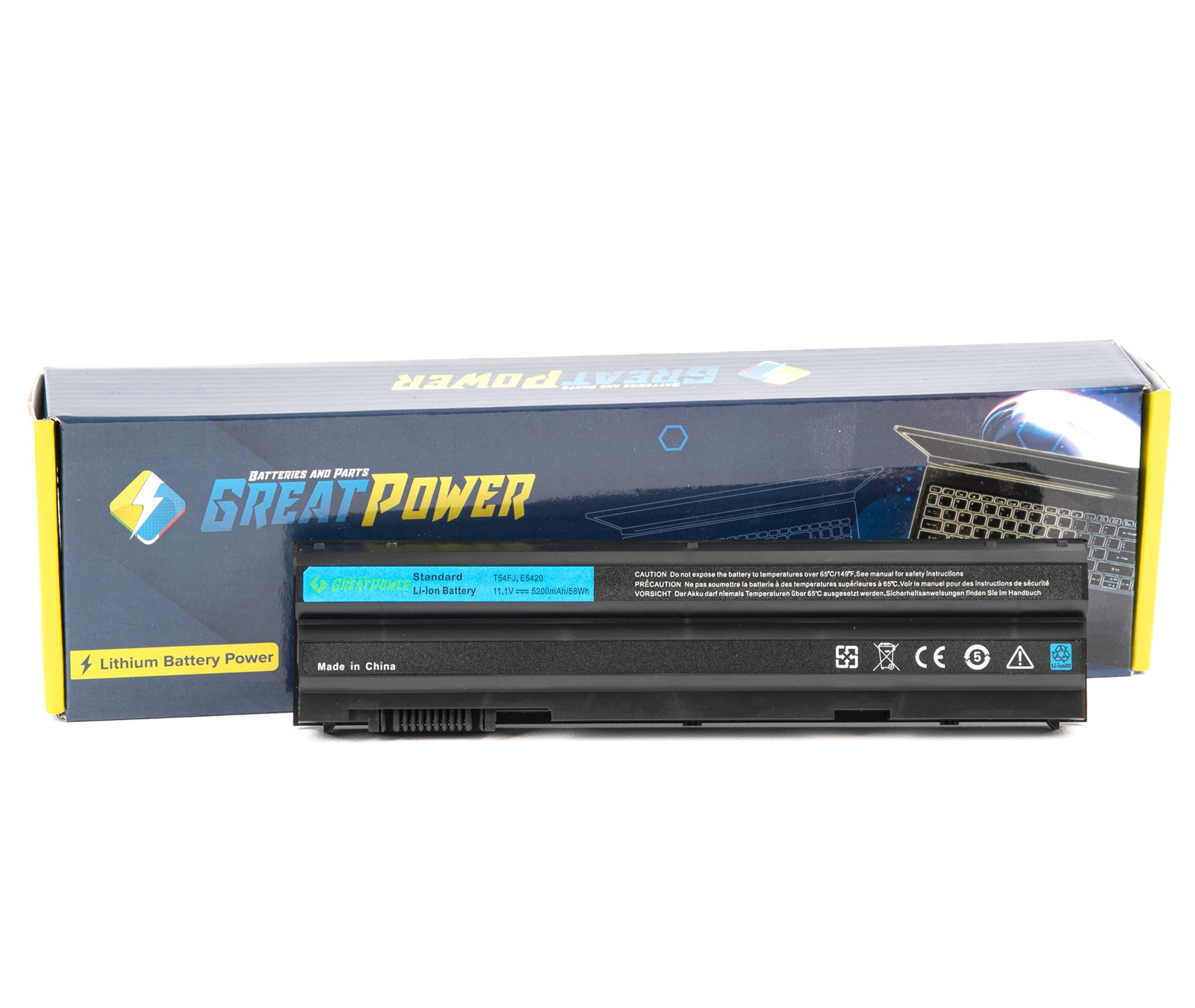 Batteria 5200 mAh compatibile con Dell T54F3 T54FJ X57F1