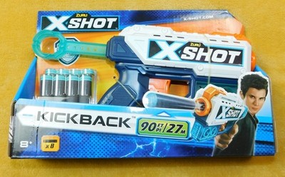 Zuru X-Shot Excel Kickback Foam Dart Blaster Take on Targets from 27 Meter Away