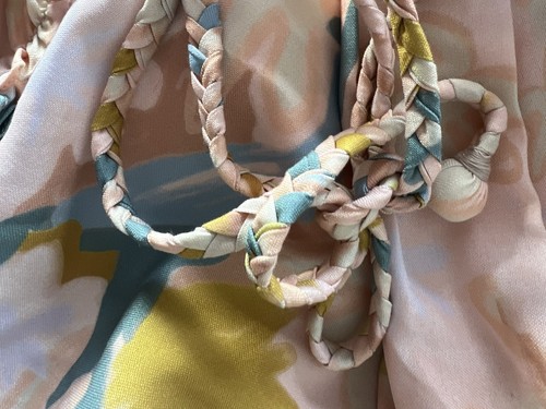 Anthropologie Geisha Ruffled Floral Yellow Maxi Dress Size 1X UK 16- 18 - Picture 5 of 11