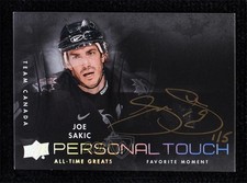 2012 Upper Deck UD All-Time Greats Personal Touch 1/5 Joe Sakic Auto HOF 0c3