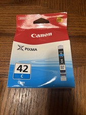 Genuine Canon CLI-42C Cyan Ink Cartridge Pixma Pro-100 SEALED RETAIL BOX