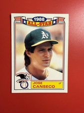 1989 Topps Baseball 1988 All-Star Game Commemorative Set Glossy #6 Jose Canseco