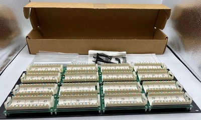 (NEW OPEN BOX) P5E24BF HUBBLE Patch Panel, Cat 5e, Front Access, T568B, 24-Port