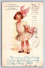 Adv Postcard PA Strawbridge Clothier 3rd Industrial Expo Dorothy Dainty 1908 R93