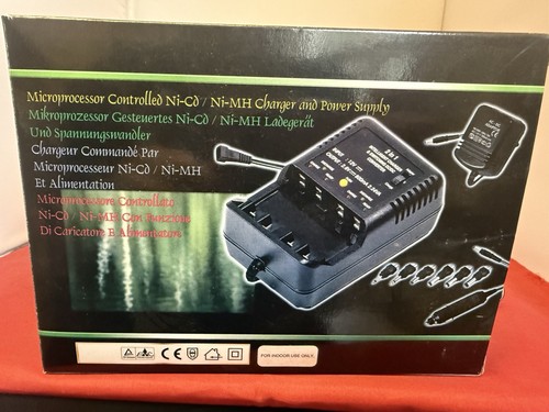 AA & AAA Caricabatteria e Alimentatore Intelligente Rete 12V 24V 1.5- 12V Uscita Nicad - Foto 1 di 12