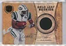 2011 Panini Gold Standard Leaf Rookies Materials 182/299 Bilal Powell #34 0l1