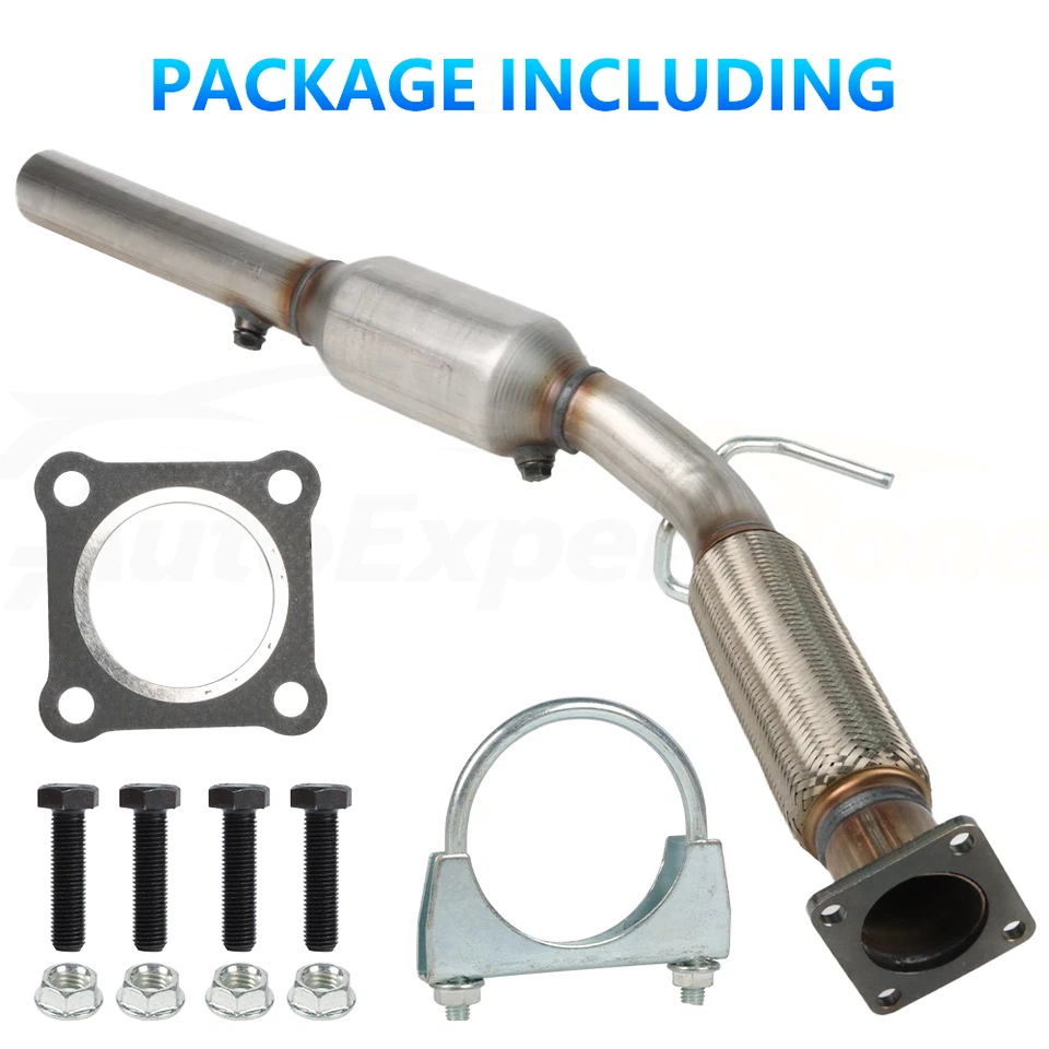Catalytic Converter & Flex Pipe For Volkswagen Jetta 2.5L 2005-2014 Golf 2010-14 Foto 2 de 4