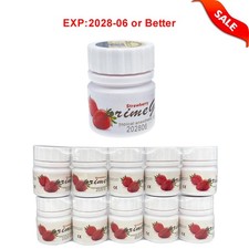 10X Dental Topical Anesthetic Gel 20 Benzocaine 1oz Jar, Exp 06/28, Strawberry