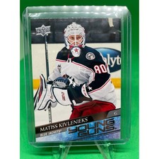 2020-21 Upper Deck Series 2 Young Guns Matiss Kivlenieks RC Blue Jackets