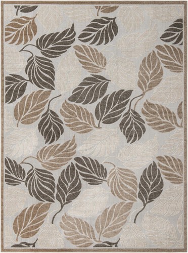 Outdoor Botanical Collection Area Rug - Augusta (10' x 13' 1" Rectangle Beige... - Picture 2 of 7
