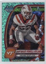 2024 Bowman U Chrome Aqua Mini-Diamond Refractor /275 Antwaun Powell-Ryland 2qw