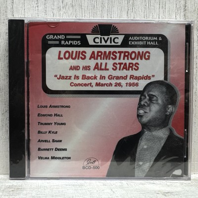 LOUIS ARMSTRONG - JAZZ IS BACK IN GRAND RAPIDS 1956 NEW CD Sealed