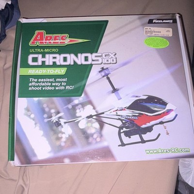 Ares Chronos CX100 Ultra-Micro RTF 4-Channel Electric Flybar Heli Red AZSH1350