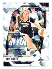 Kate Martin 2024 Panini Prizm WNBA #126 Silver Ice Prizm RC Rookie