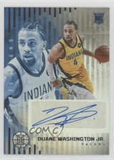 2021-22 Panini Illusions Rookie Signs Duane Washington Jr #RS-DWZ Auto 11n2