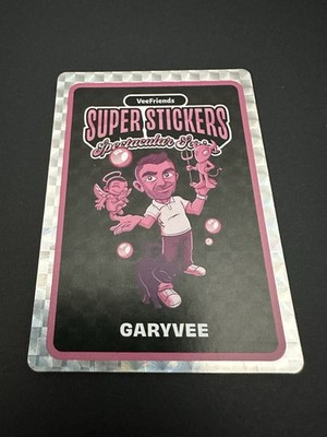 VeeFriends 2026 Garyvee Bubblegum Based Super Stickers