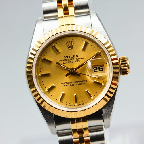 Vintage 1996 ROLEX Datejust 69173 Cal.2135 Women's Automatic Watch 26mm Box