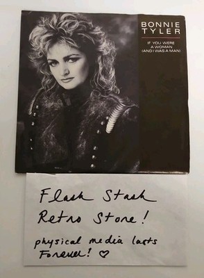 Bonnie Tyler Promo 7'' single  ''If You Were A Woman (And I Was A Man)'' pic sleeve