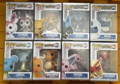 Funko Pop! Vinyl: Pokémon Assorted Lot Of 16 Figures (See Photos For All 16)