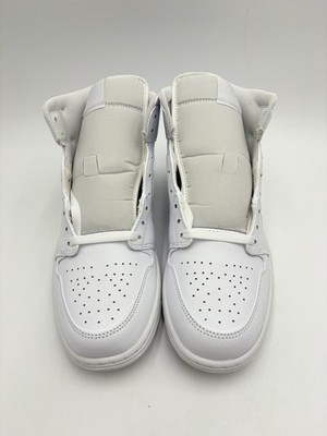 Nike Men's Air Jordan 1 Mid Size 11 Triple White |554724-136| | eBay
