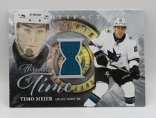 2025-26 Upper Deck Artifacts TIMO MEIER #TT-TM Threads of Time San Jose Sharks