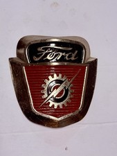 195759 Ford Truck Hood Emblem Crest Gear Lightning F600 F700 Vintage Oem