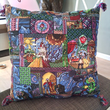 Beauty and the Beast pillow handmade