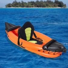 Padded Deluxe Kayak Seat Detachable Backpack Bag Back Canoe Backrest Adjustable