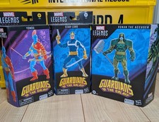 Marvel Legends Guardians of Galaxy Star-Lord Yondu Ronan Set New Unopened