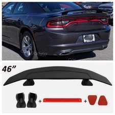 For Dodge Charger Srt 46 Matte Black Rear Roof Trunk Spoiler Wing Lip Us Stock