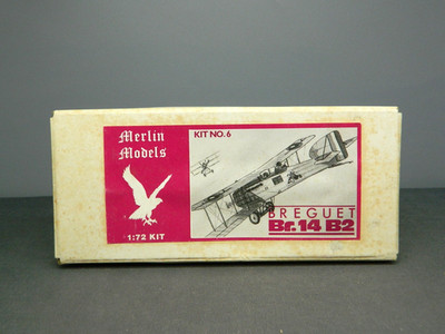1/72 Vintage Kit Merlin Models No. 6 BREGUET Br.14 B2 Complete in Open Box