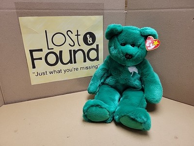 Ty Beanie Buddy: Erin the Bear 1998 RETIRED 14 inches Great Condition