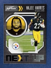 2021 Panini Playbook Next Up #NXT-NHA Najee Harris Steelers RC