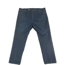 Men 46” X 32” Wrangler Cowboy Cut Relaxed Medium Wash No Holes Or Tears 13MWZPW