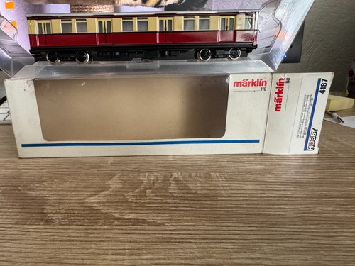 Märklin 4187 Berliner S-Bahn Zwischenwagen Unbespielter Zustand in OVP | Condition: Gebraucht