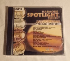 Sound Choice 8852 Best Pop/Rock Hits of 2003 CDG Karaoke CD New Sealed