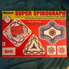 Kenner Super Spirograph Plus Set 50th Anniversary Edition Vintage 1970 MPN 72