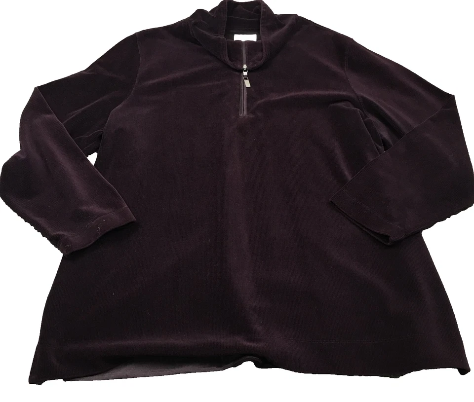 Lote de 2 tops Liz Claiborne & Brisas para mujer talla 1X rendimiento manga larga Foto 2 de 4